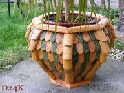 New Handmade Wooden Garden Pots