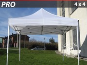 Folding canopy Pro 4x4 m,  white