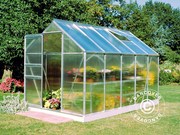 6, 2 m² Halls Popular Poly greenhouse 