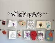 Masterpieces wall sticker