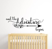 The Adventure Begins Wall Decal